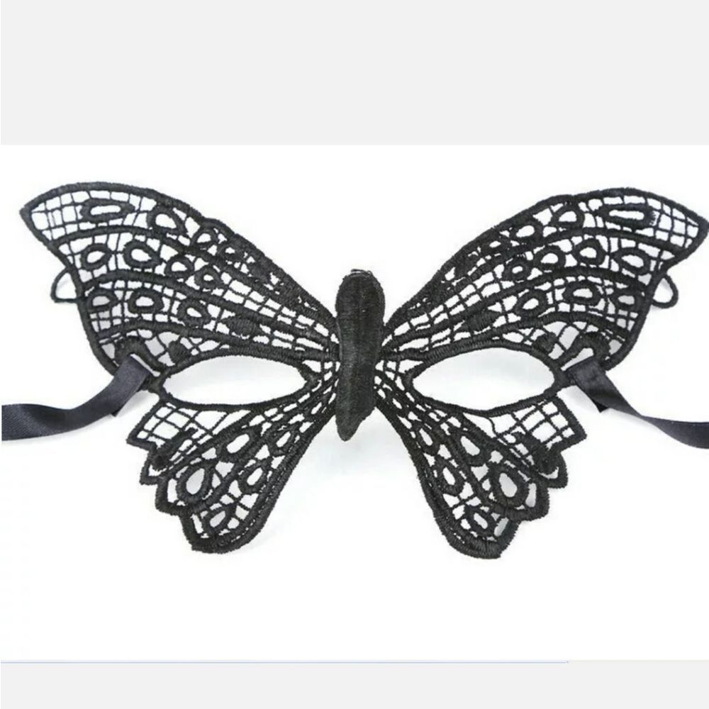 Sexy Women Lady Girl Black Lace Eye Mask for Halloween Masquerade Party US